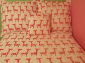 Pink Giraffe Bedding